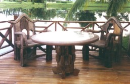 Udon-Thani Table 52B and Armchairs 49C