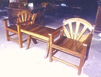 Nong Yao Chairs & Table (50x70x55cm) 4C